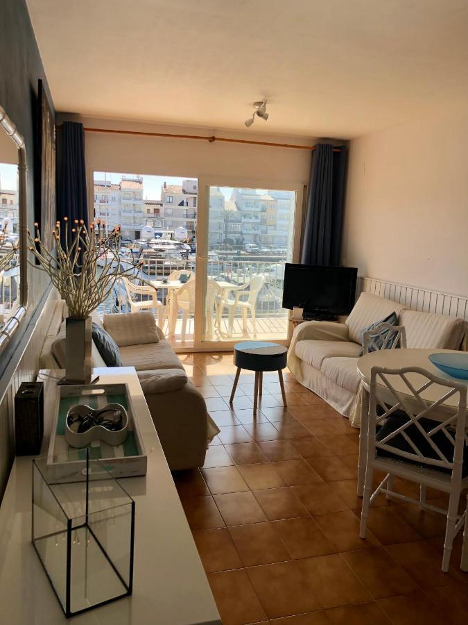 Apt Port Rhodes C, 2 Chbres, 2 Terrasses, Vue Sur Canal Principal De La Marina Et Sur Les Pyrenees Empuriabrava Eksteriør billede